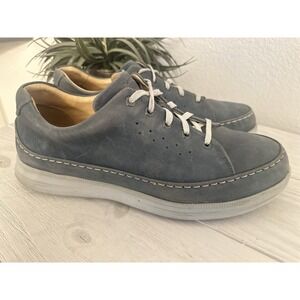 Samuel Hubbard Genuine Leather Sneakers Men Size 12 Blue Lace Up Casual Golf